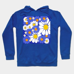 retro flower pattern Hoodie